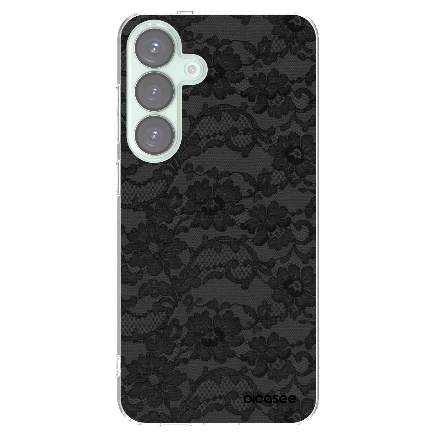 Picasee silikonowe przeźroczyste etui na Samsung Galaxy S25+ 5G - Dark Elegance