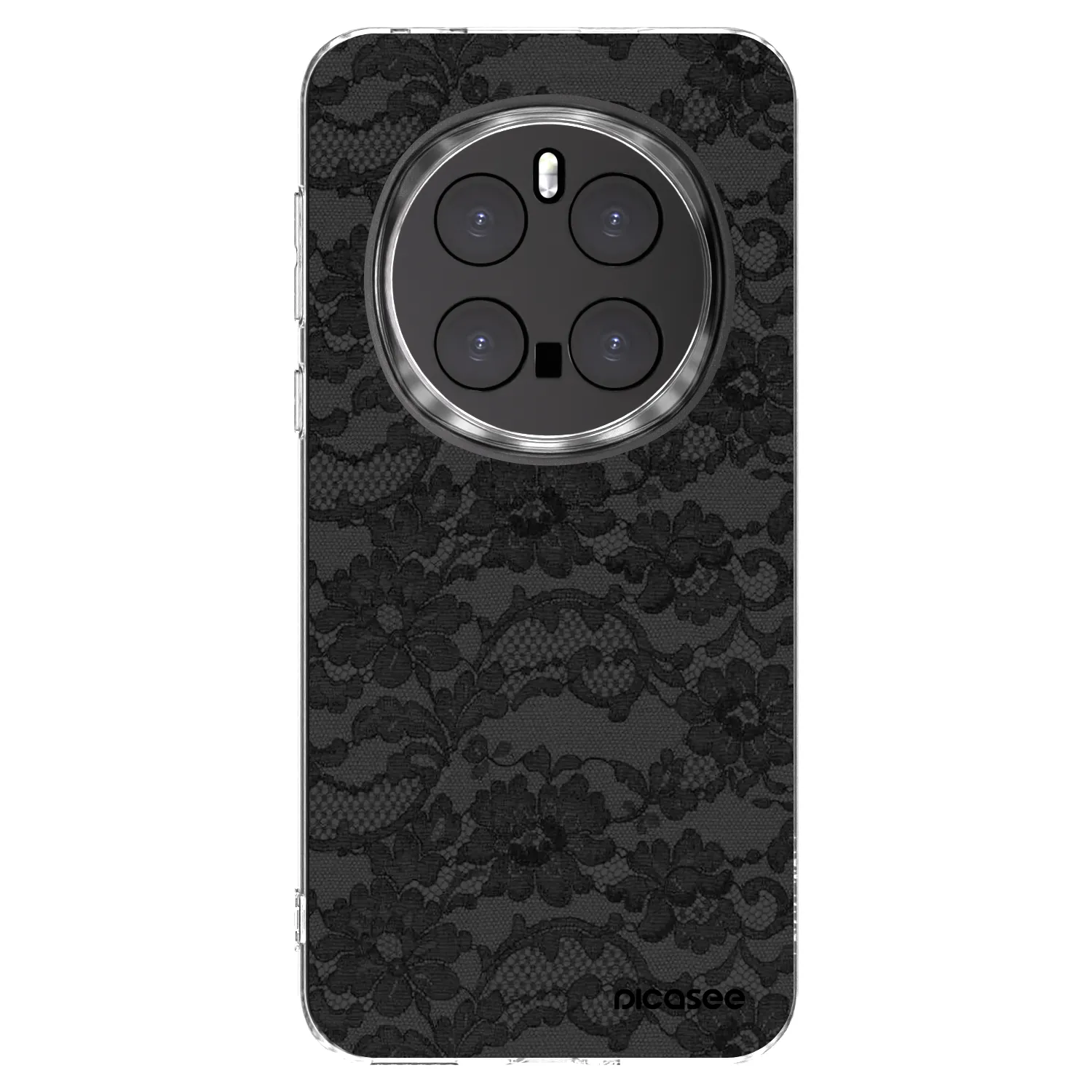 Picasee silikonowe przeźroczyste etui na Honor Magic7 Pro 5G - Dark Elegance