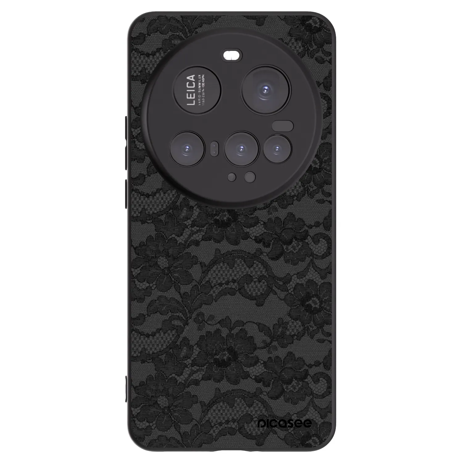 Picasee silikonowe czarne etui na Xiaomi 15 Ultra - Dark Elegance