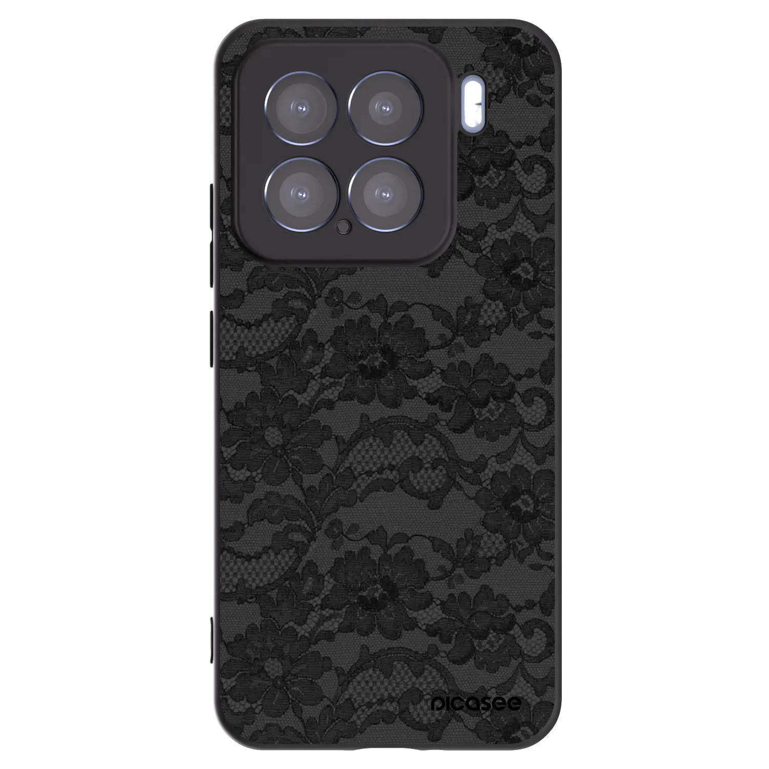 Picasee silikonowe czarne etui na Xiaomi 15 - Dark Elegance