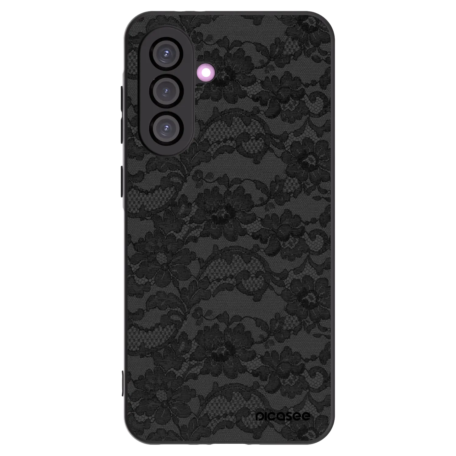 Picasee silikonowe czarne etui na Samsung Galaxy A36 5G - Dark Elegance