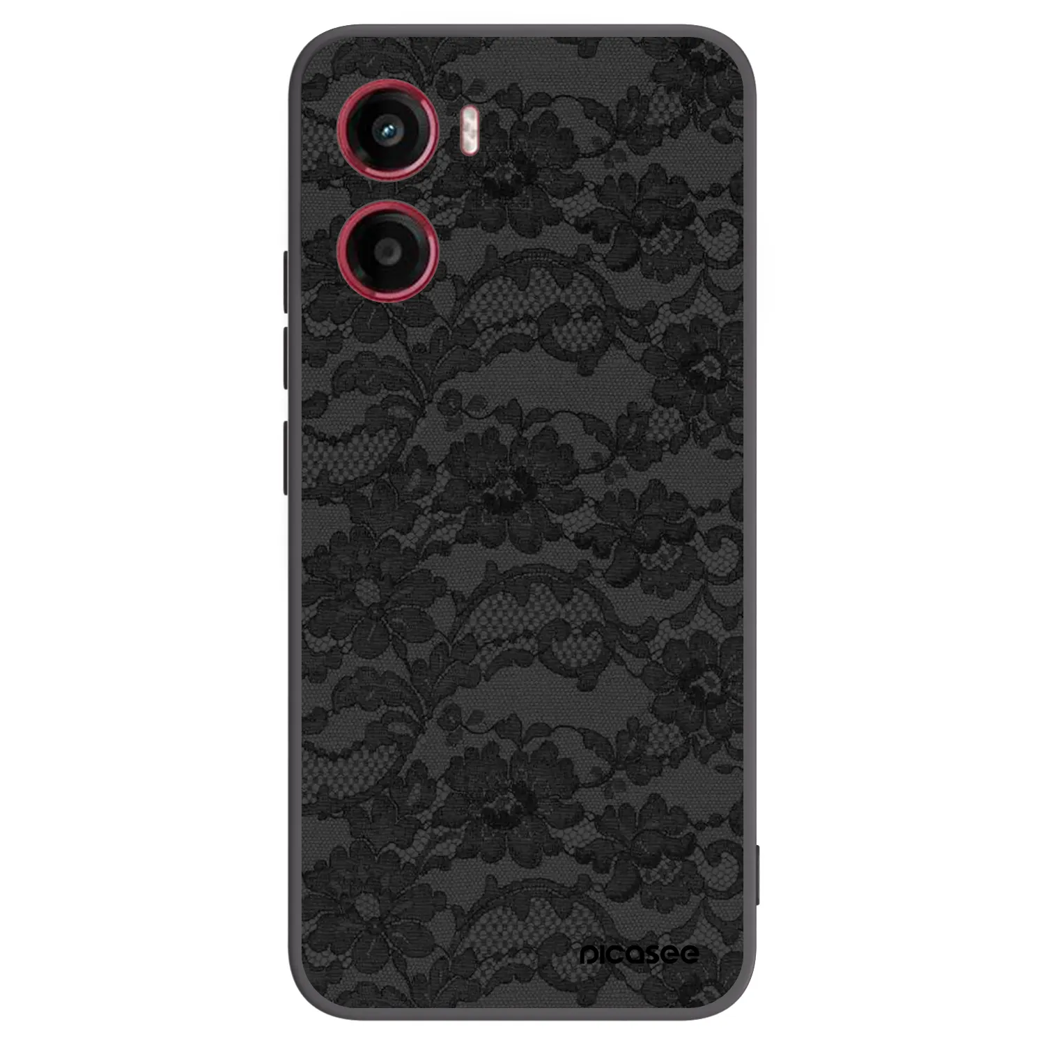 Picasee silikonowe czarne etui na Motorola Moto G05 - Dark Elegance