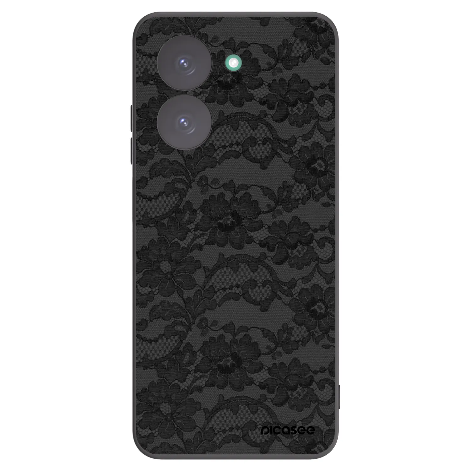 Picasee silikonowe czarne etui na Xiaomi Redmi A5 - Dark Elegance