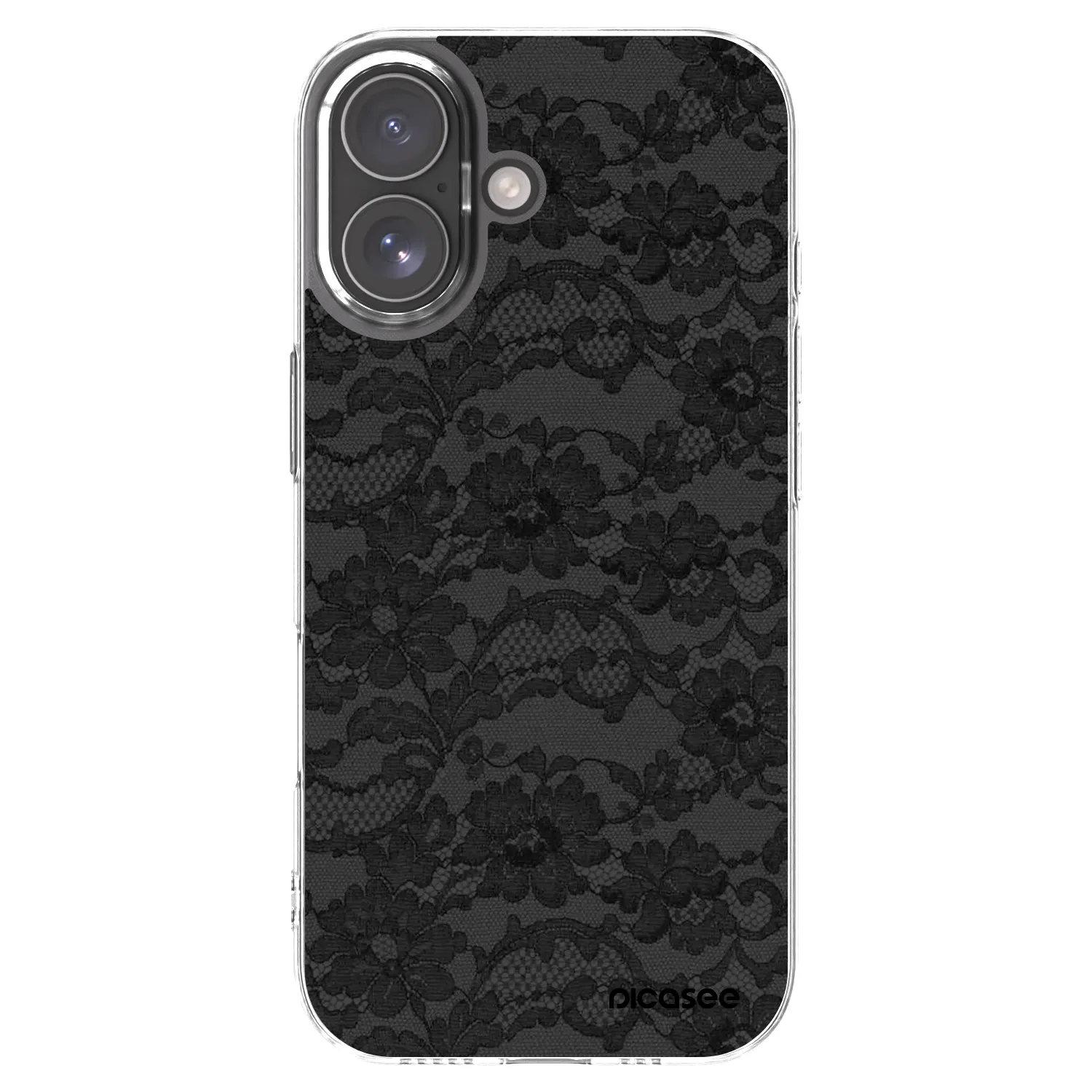 Picasee silikonowe przeźroczyste etui na Apple iPhone 17 - Dark Elegance