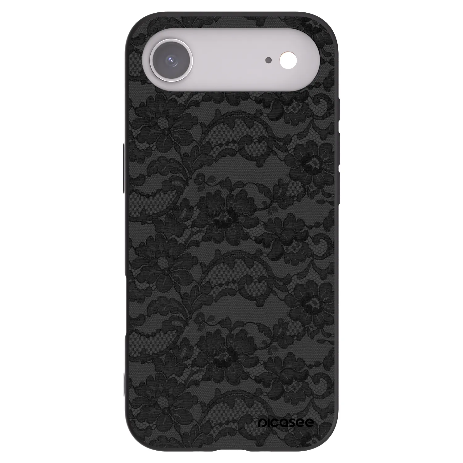Picasee silikonowe czarne etui na Apple iPhone Air - Dark Elegance