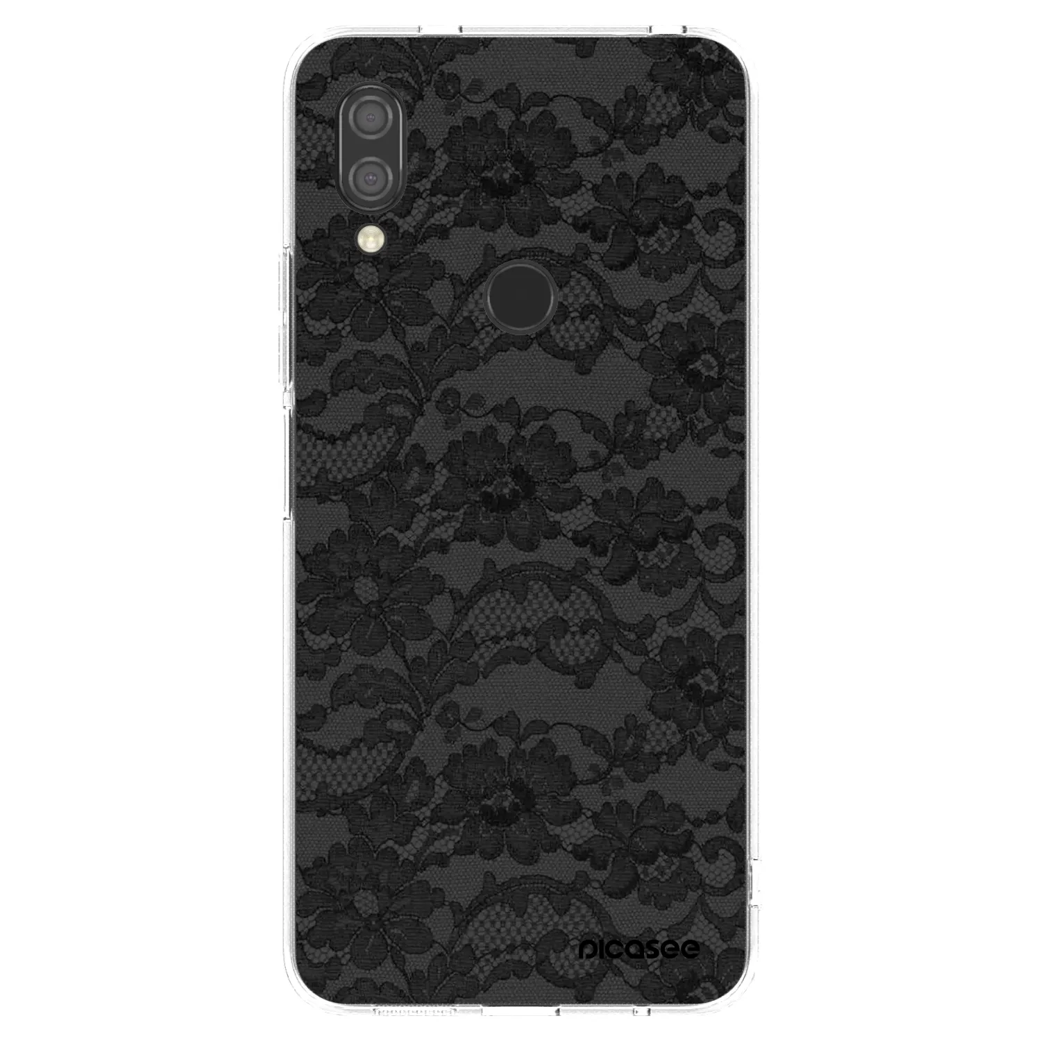 Picasee silikonowe przeźroczyste etui na Xiaomi Redmi 7 - Dark Elegance