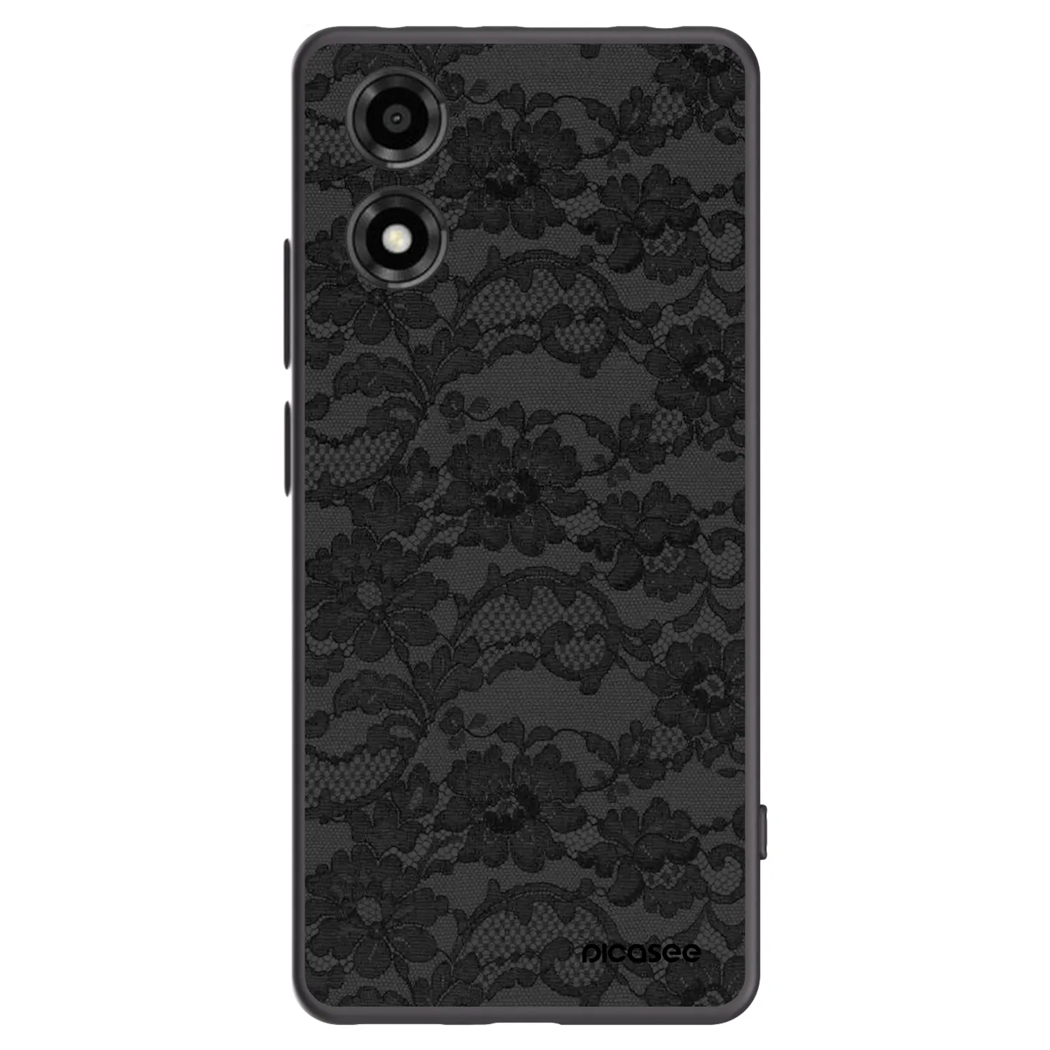 Picasee silikonowe czarne etui na Motorola Moto E14 - Dark Elegance