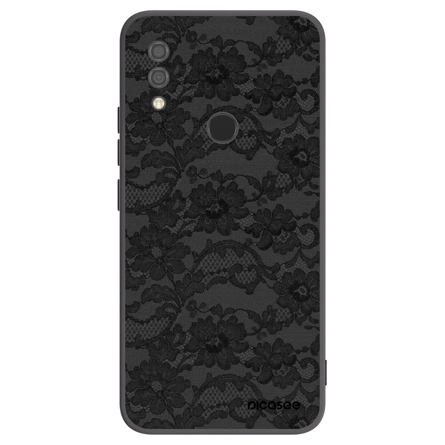 Picasee silikonowe czarne etui na Xiaomi Redmi 7 - Dark Elegance