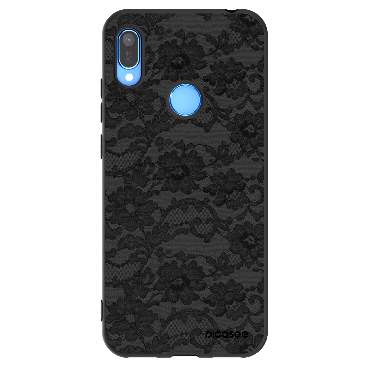 Picasee silikonowe czarne etui na Huawei Y6 2019 - Dark Elegance