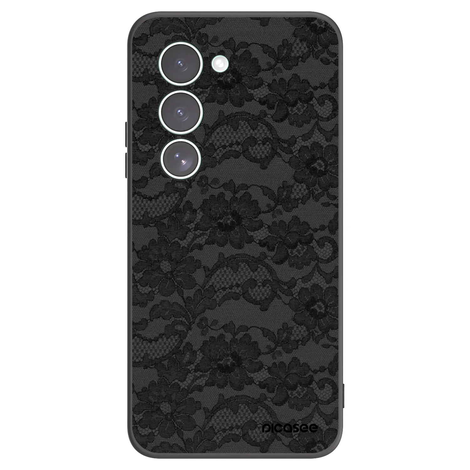 Picasee silikonowe czarne etui na Xiaomi Redmi 15 5G - Dark Elegance