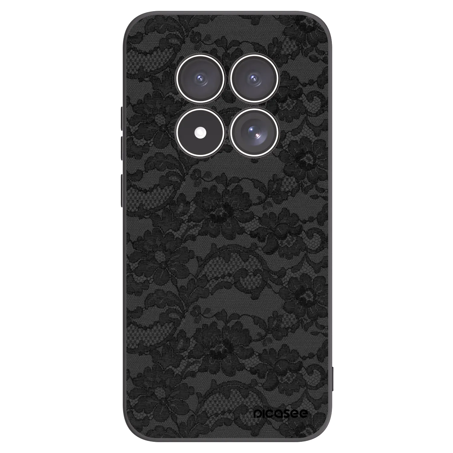 Picasee silikonowe czarne etui na Xiaomi Redmi Note 15 Pro 4G - Dark Elegance