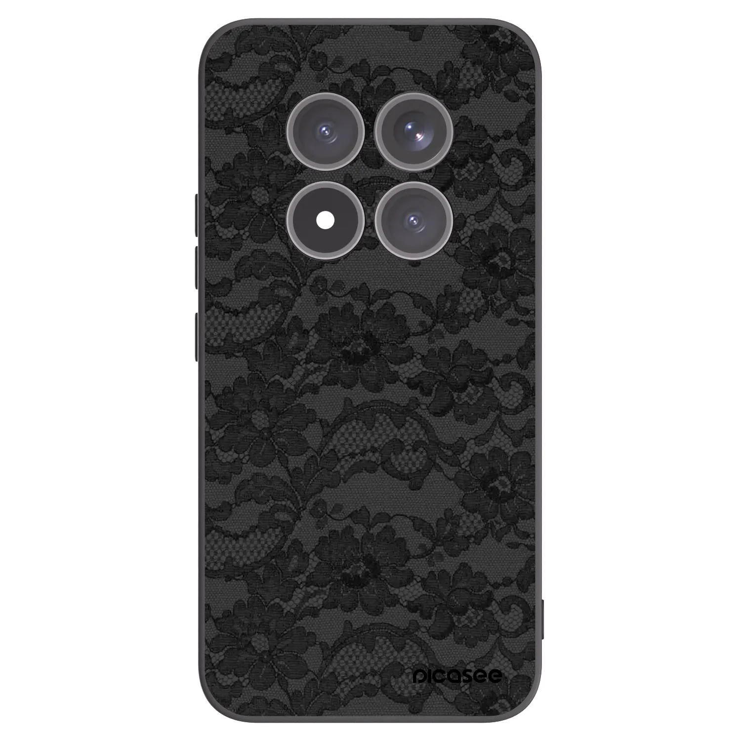 Picasee silikonowe czarne etui na Xiaomi Redmi Note 15 Pro+ - Dark Elegance