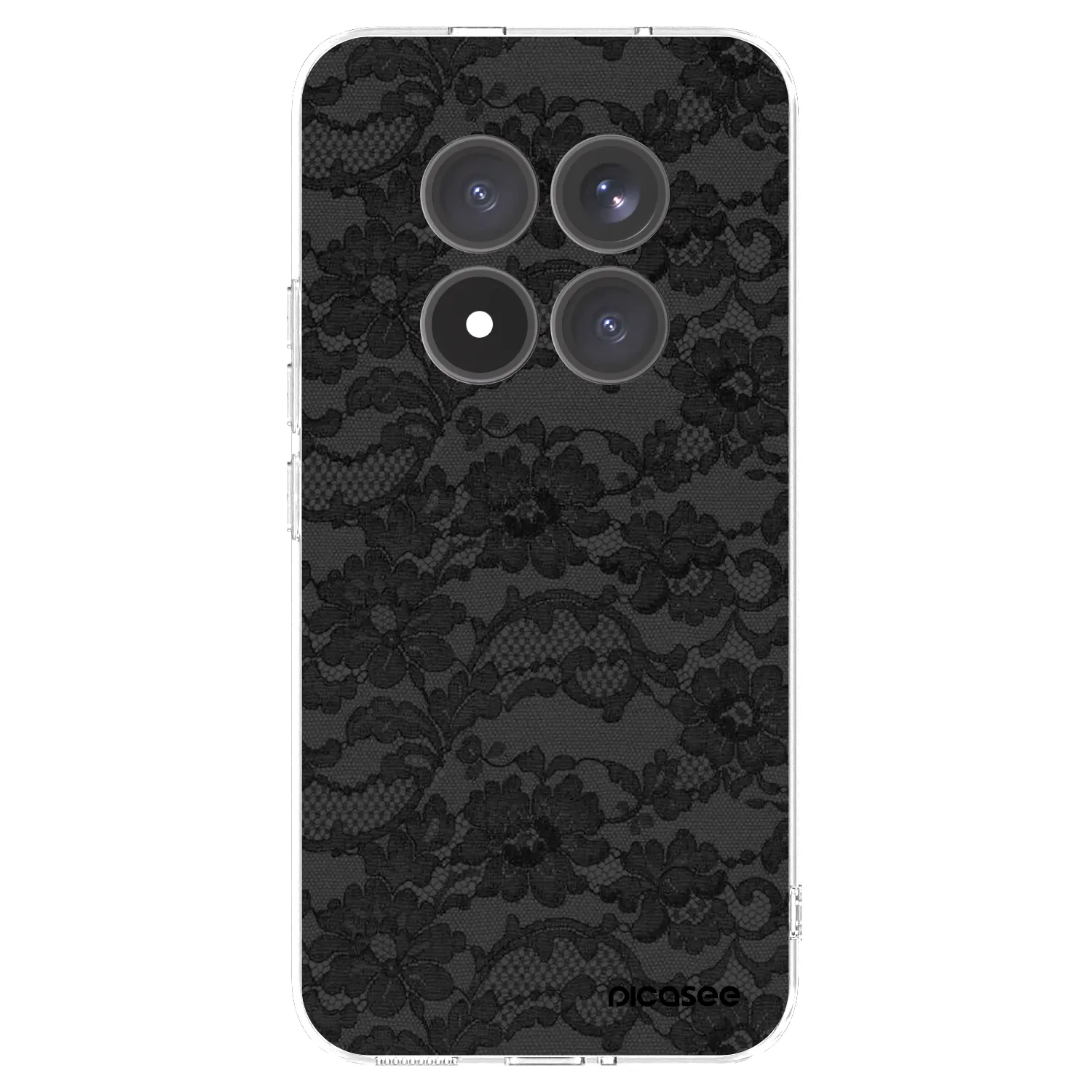 Picasee silikonowe przeźroczyste etui na Xiaomi Redmi Note 15 Pro+ - Dark Elegance