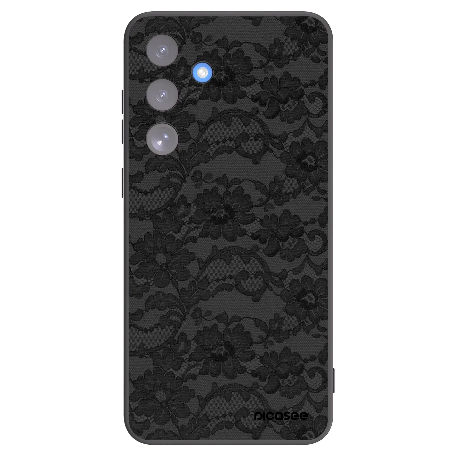 Picasee silikonowe czarne etui na Samsung Galaxy S25 FE 5G - Dark Elegance