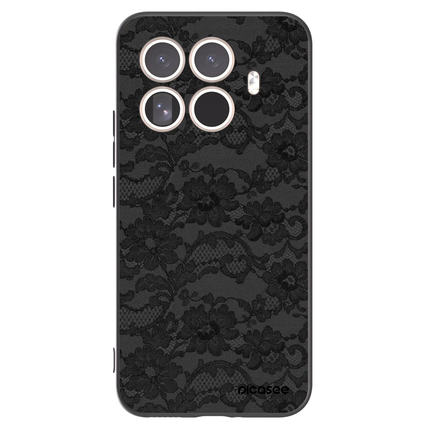 Picasee silikonowe czarne etui na Xiaomi 15T Pro - Dark Elegance