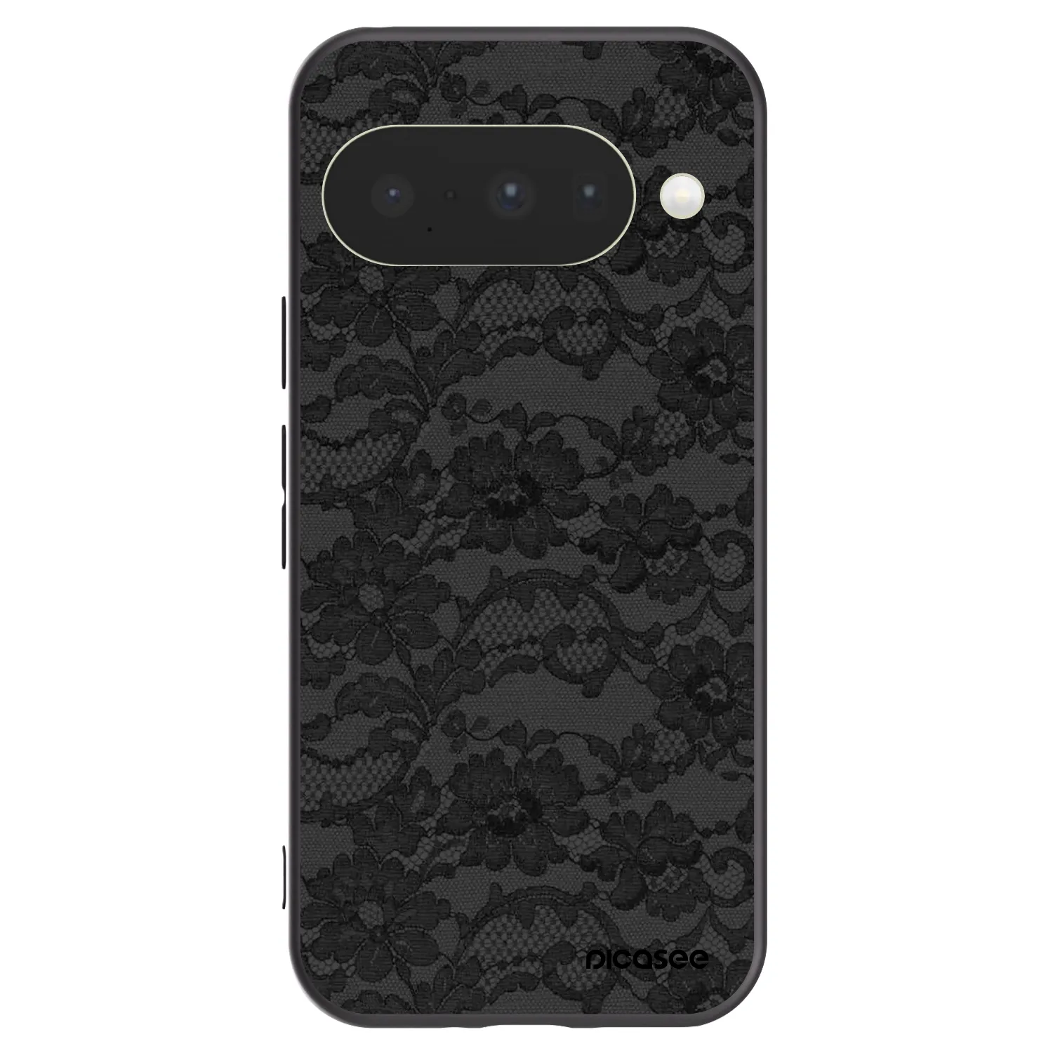 Picasee silikonowe czarne etui na Google Pixel 10 - Dark Elegance