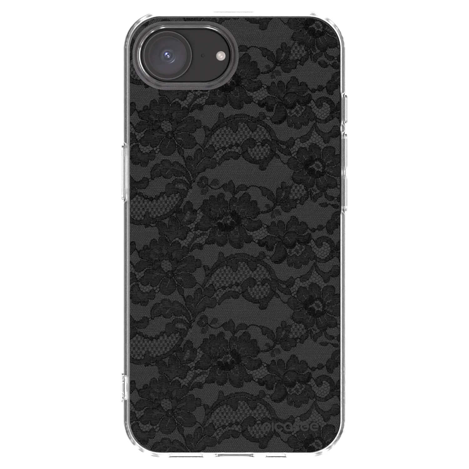 Picasee silikonowe przeźroczyste etui na Apple iPhone 17e - Dark Elegance