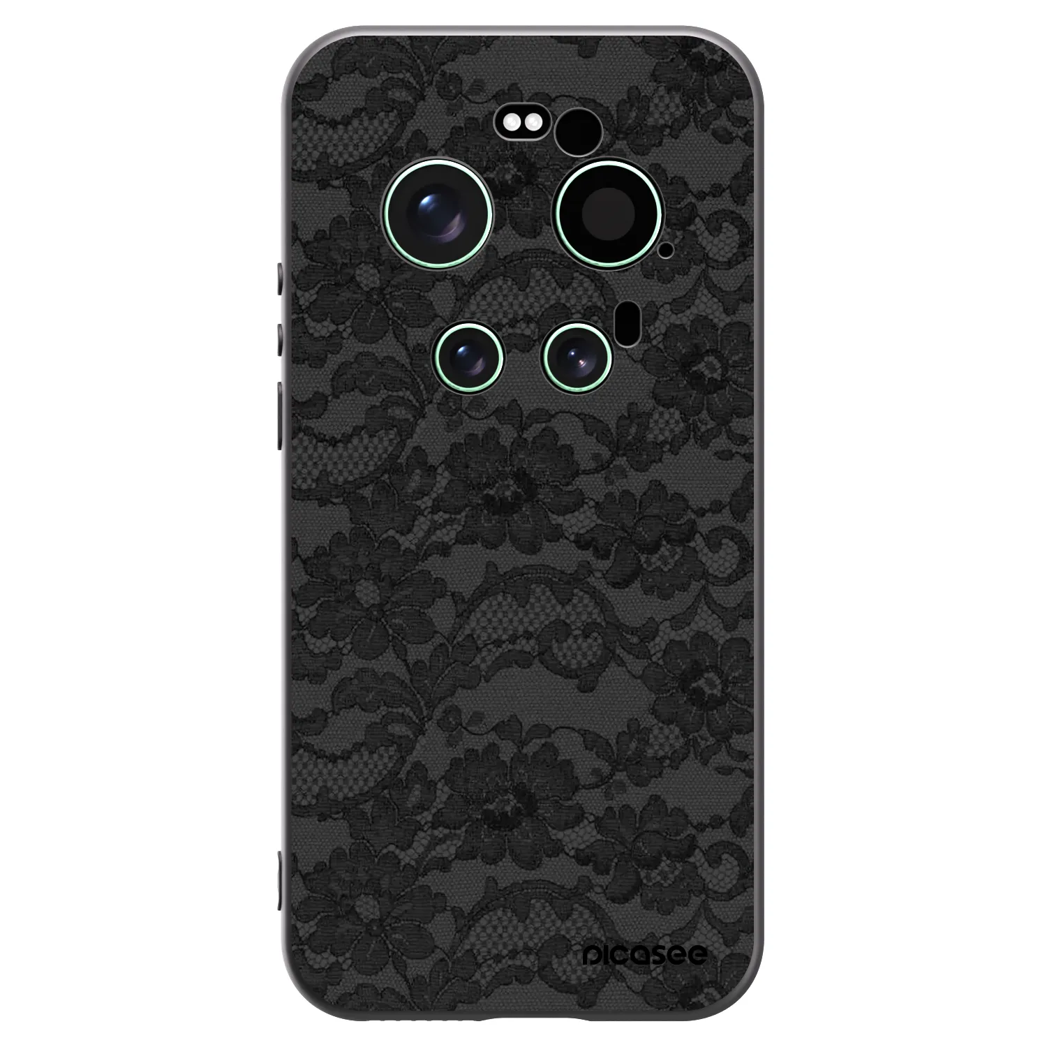 Picasee silikonowe czarne etui na Xiaomi 17 Ultra - Dark Elegance