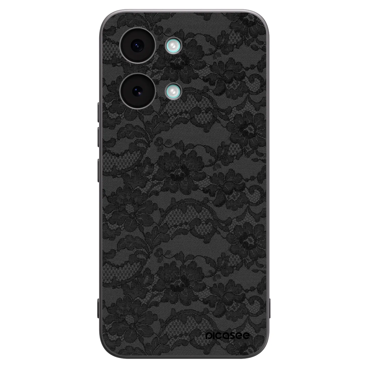 Picasee silikonowe czarne etui na Xiaomi Poco X8 Pro Max - Dark Elegance