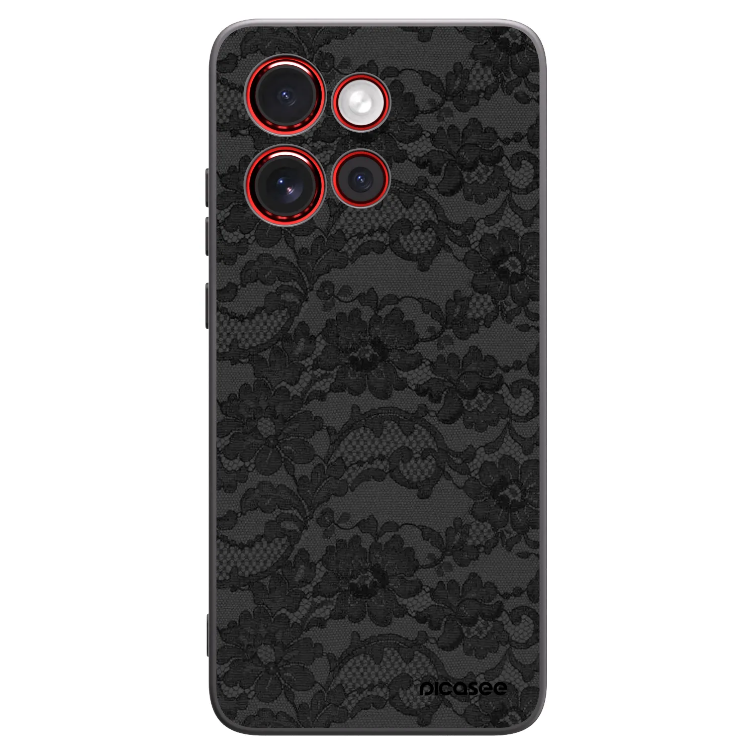 Picasee silikonowe czarne etui na Motorola Edge 60 Neo 5G - Dark Elegance