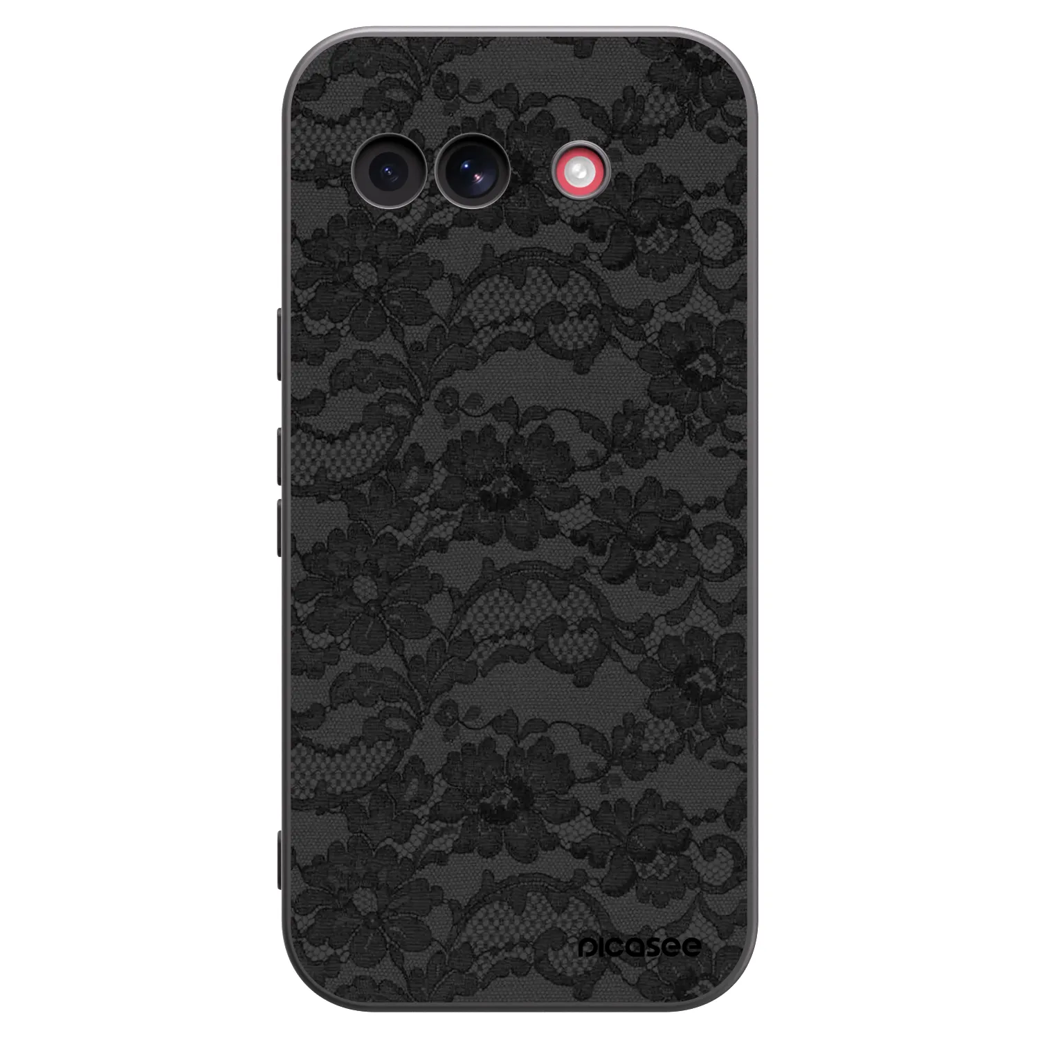 Picasee silikonowe czarne etui na Google Pixel 10a - Dark Elegance