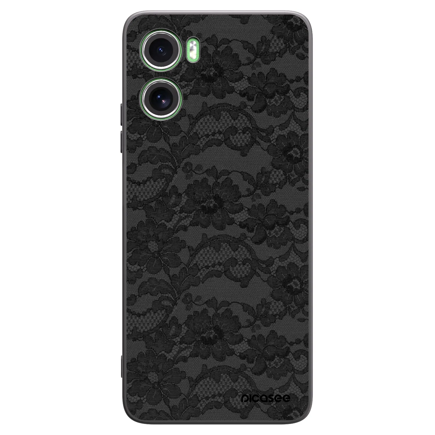 Picasee silikonowe czarne etui na Motorola Moto G06 - Dark Elegance