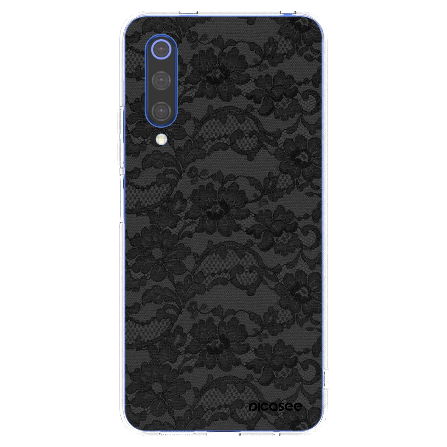 Picasee silikonowe przeźroczyste etui na Xiaomi Mi 9 SE - Dark Elegance