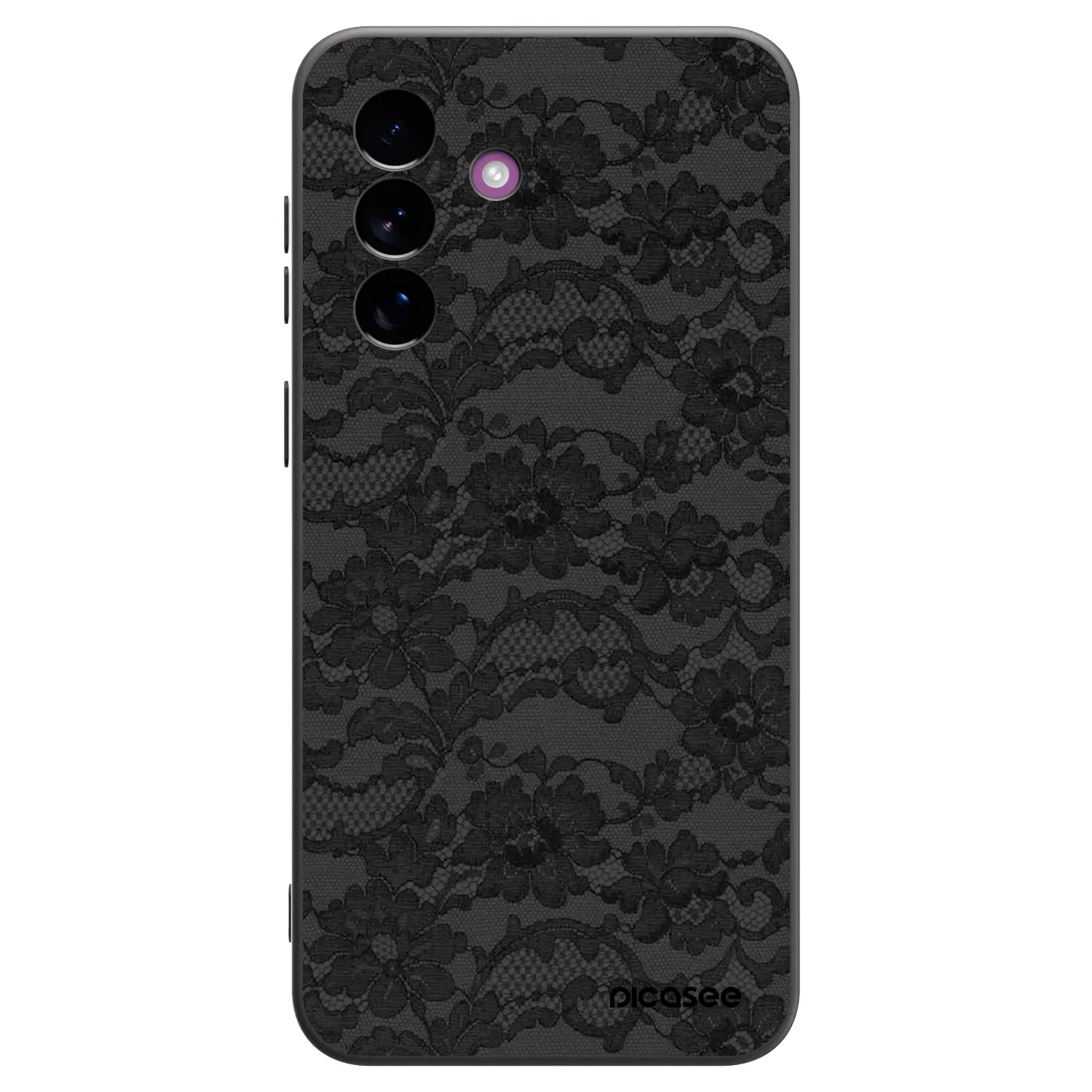 Picasee silikonowe czarne etui na Samsung Galaxy A37 - Dark Elegance