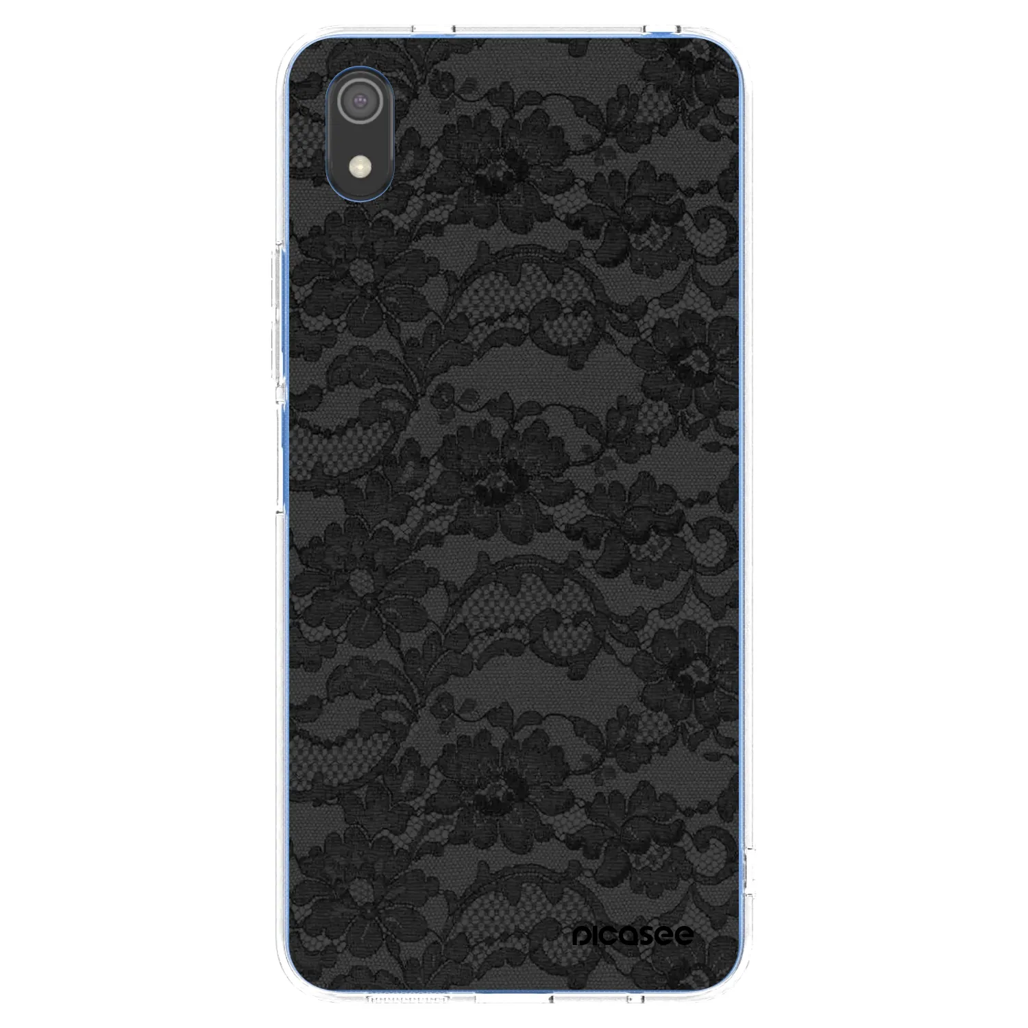 Picasee silikonowe przeźroczyste etui na Xiaomi Redmi 7A - Dark Elegance