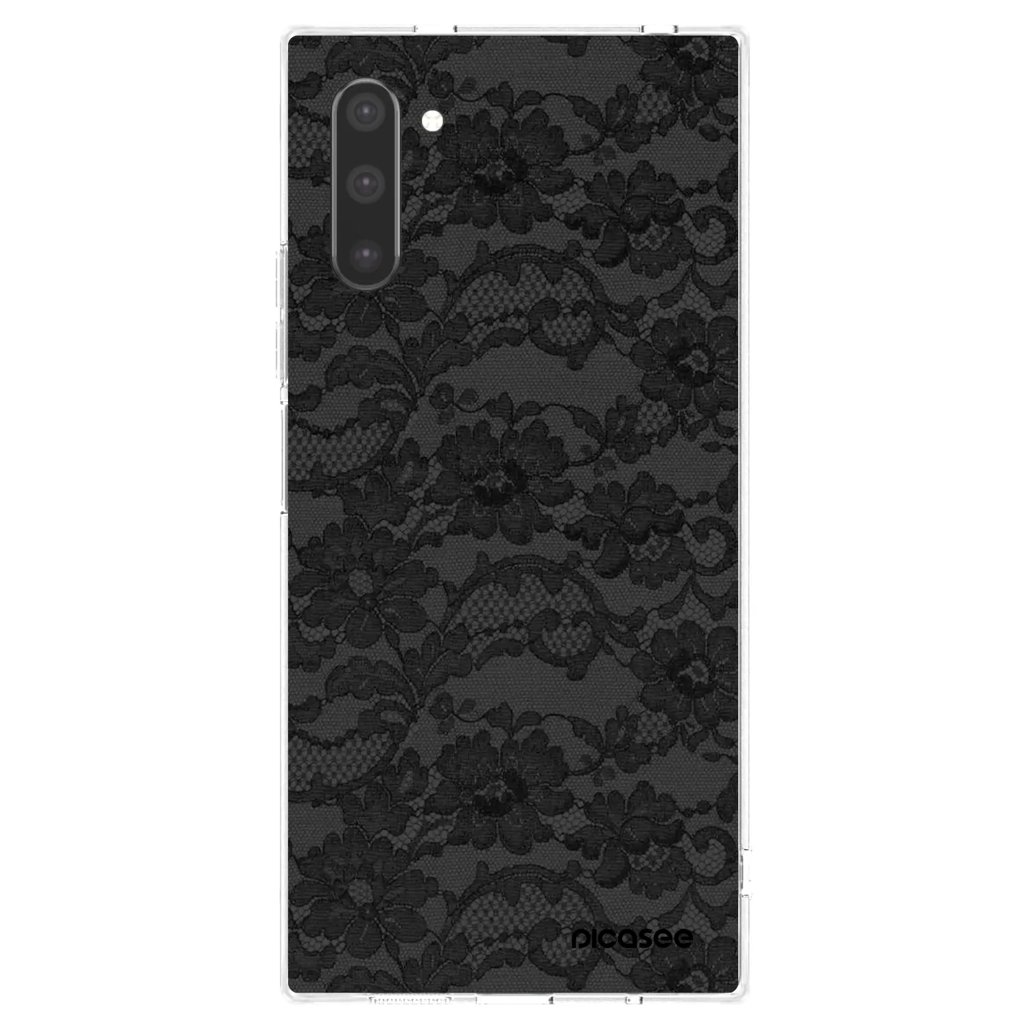 Picasee silikonowe przeźroczyste etui na Samsung Galaxy Note 10 N970F - Dark Elegance