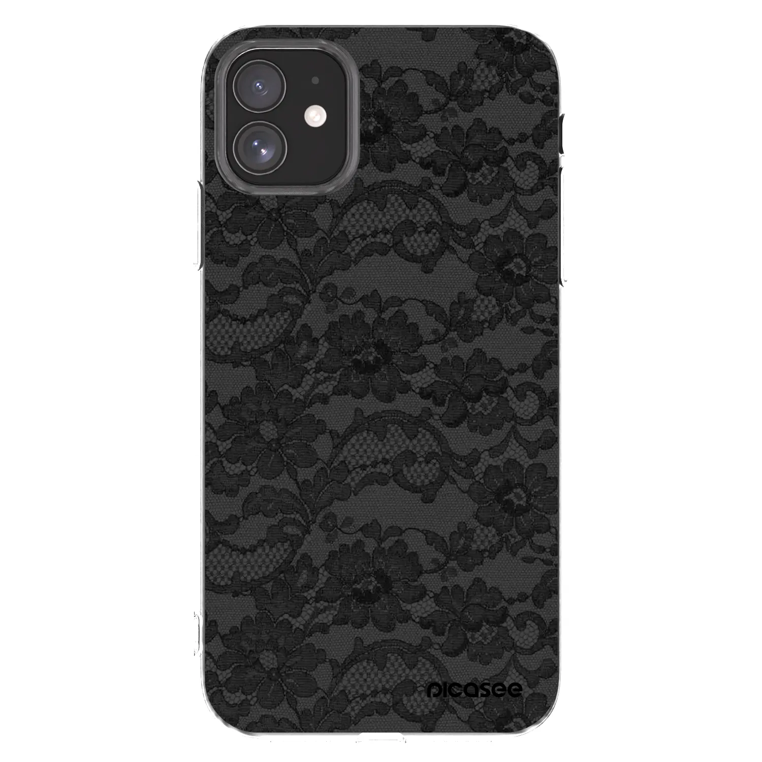 Picasee silikonowe przeźroczyste etui na Apple iPhone 11 - Dark Elegance