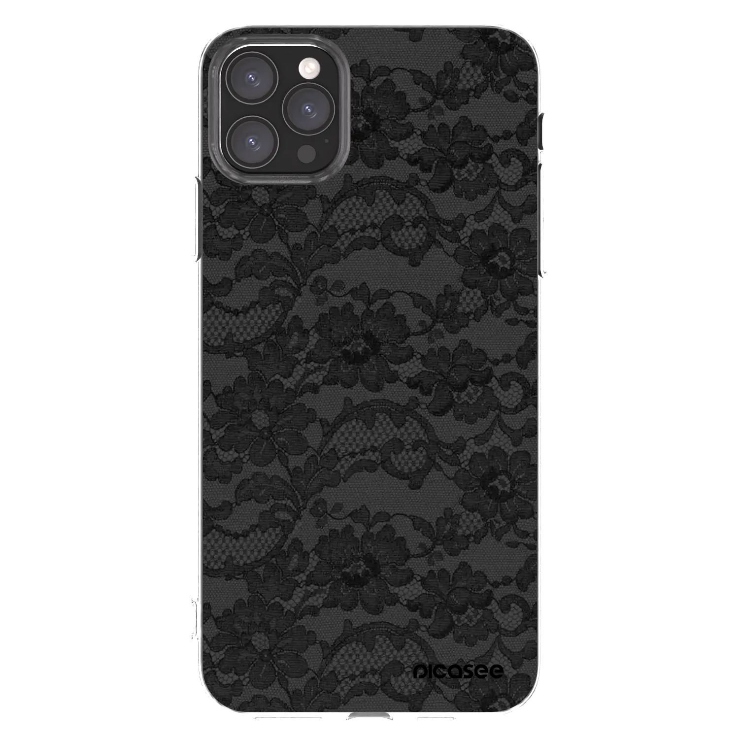Picasee silikonowe przeźroczyste etui na Apple iPhone 11 Pro Max - Dark Elegance
