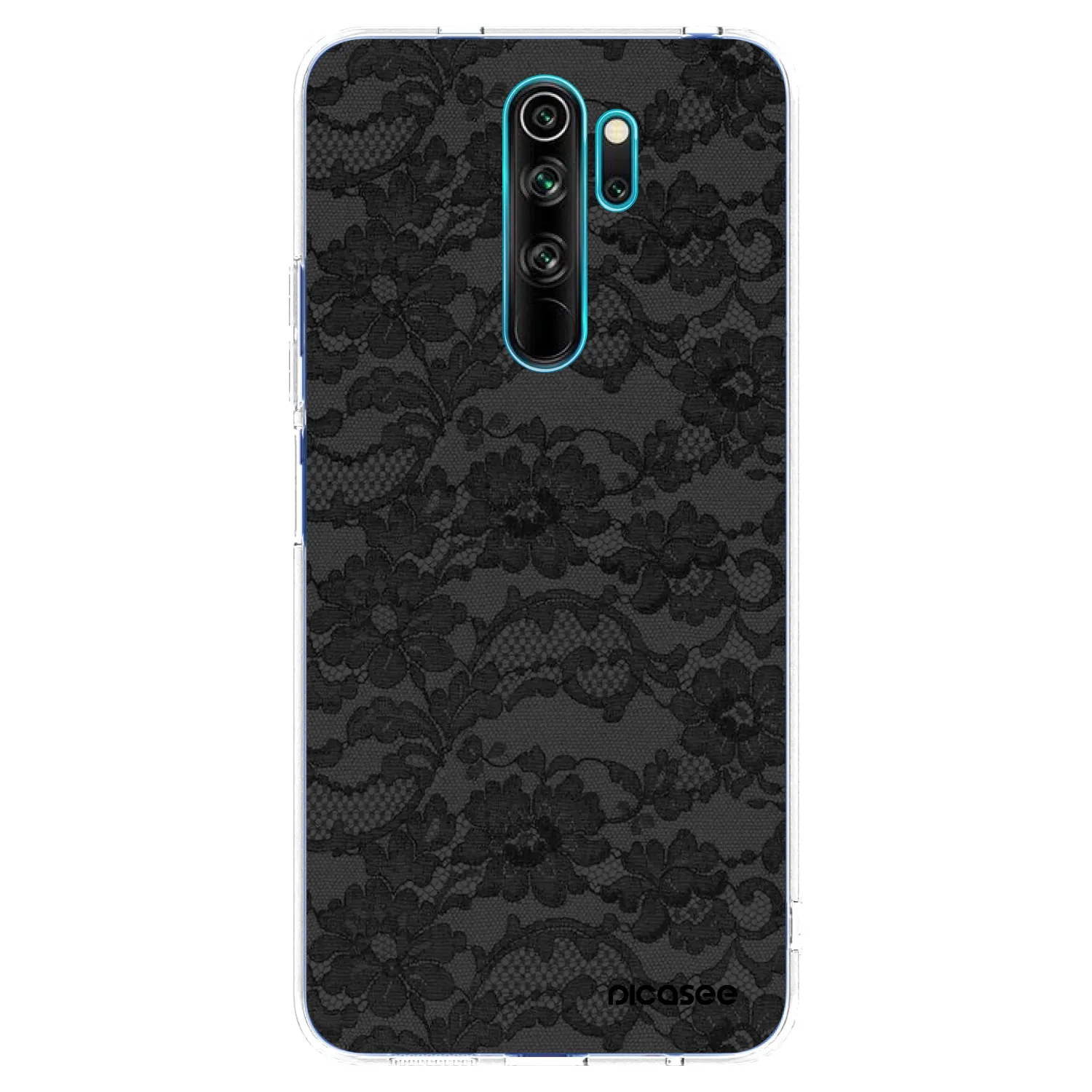 Picasee silikonowe przeźroczyste etui na Xiaomi Redmi Note 8 Pro - Dark Elegance