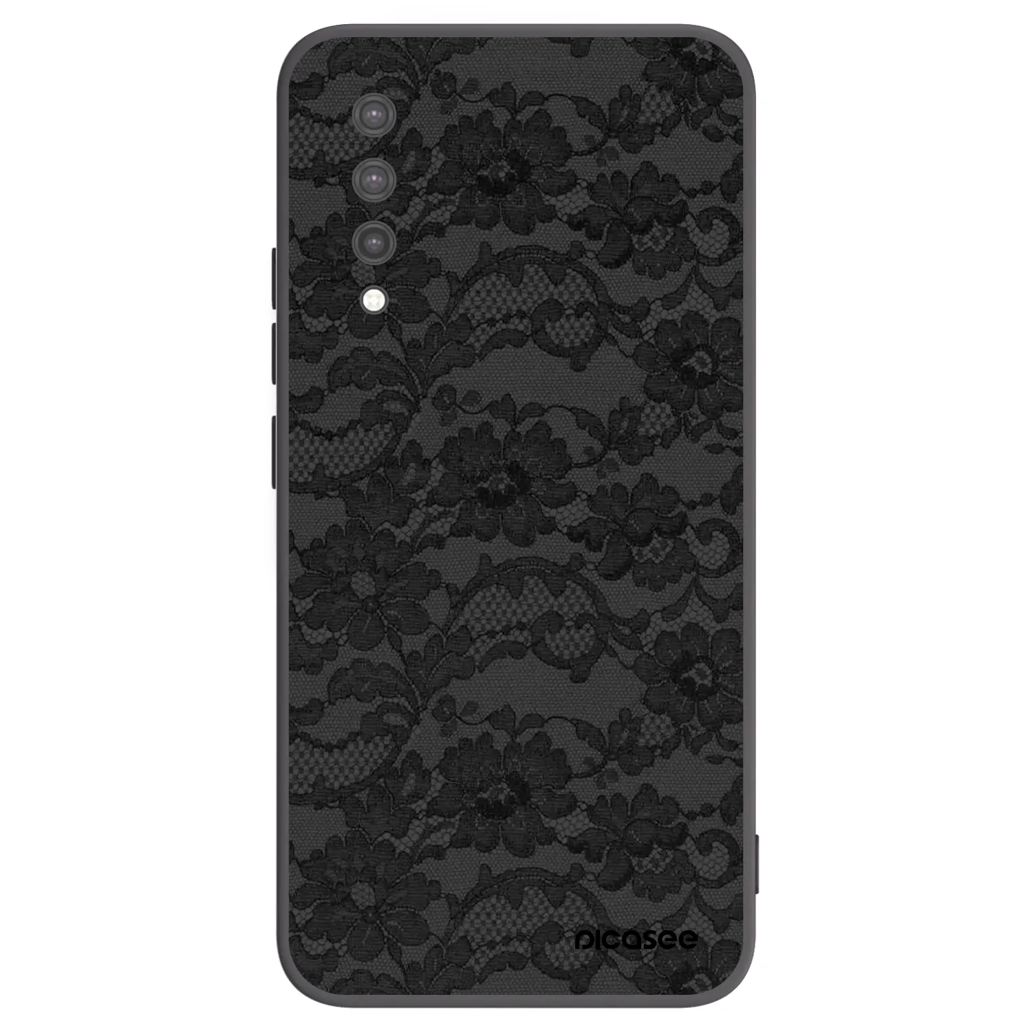 Picasee silikonowe czarne etui na Xiaomi Mi 9 Lite - Dark Elegance