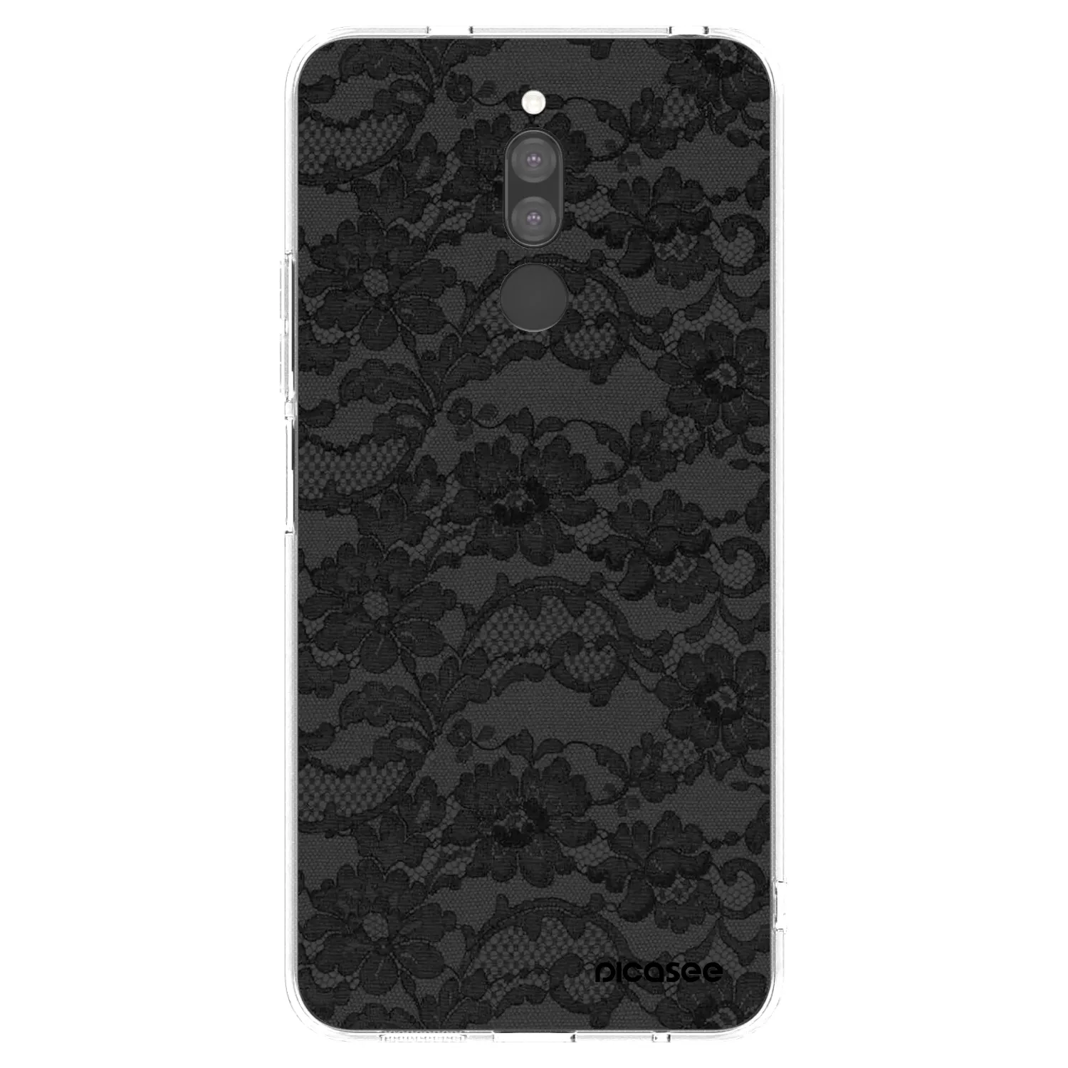 Picasee silikonowe przeźroczyste etui na Xiaomi Redmi 8 - Dark Elegance