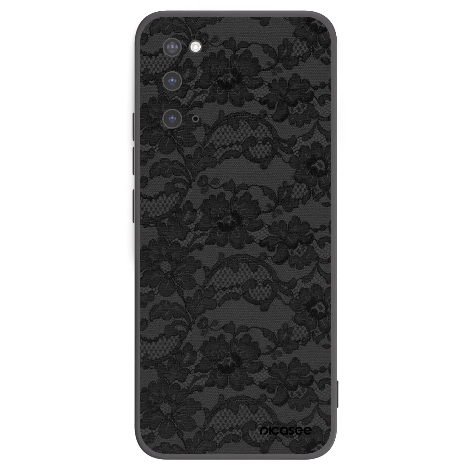 Picasee silikonowe czarne etui na Samsung Galaxy S20 G980F - Dark Elegance