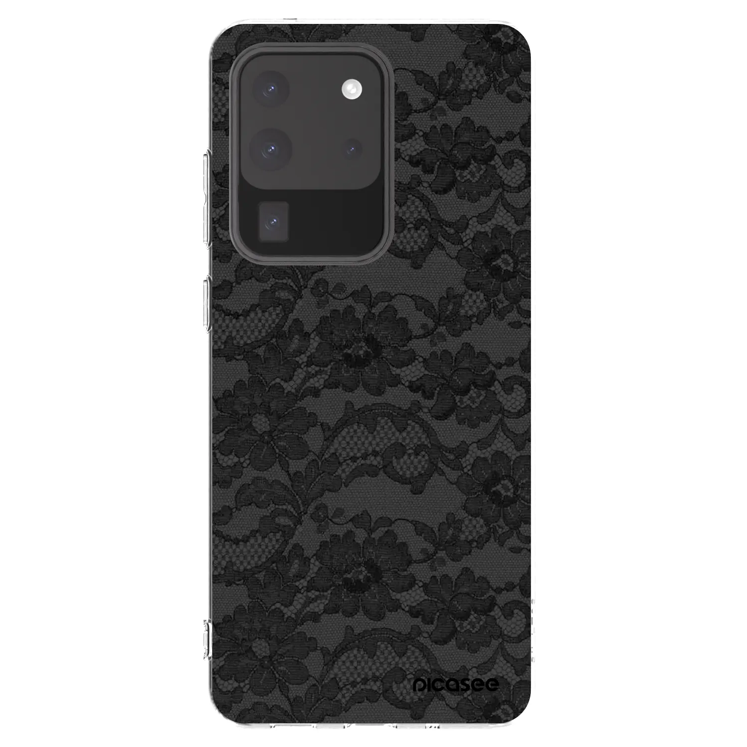 Picasee silikonowe przeźroczyste etui na Samsung Galaxy S20 Ultra 5G G988F - Dark Elegance