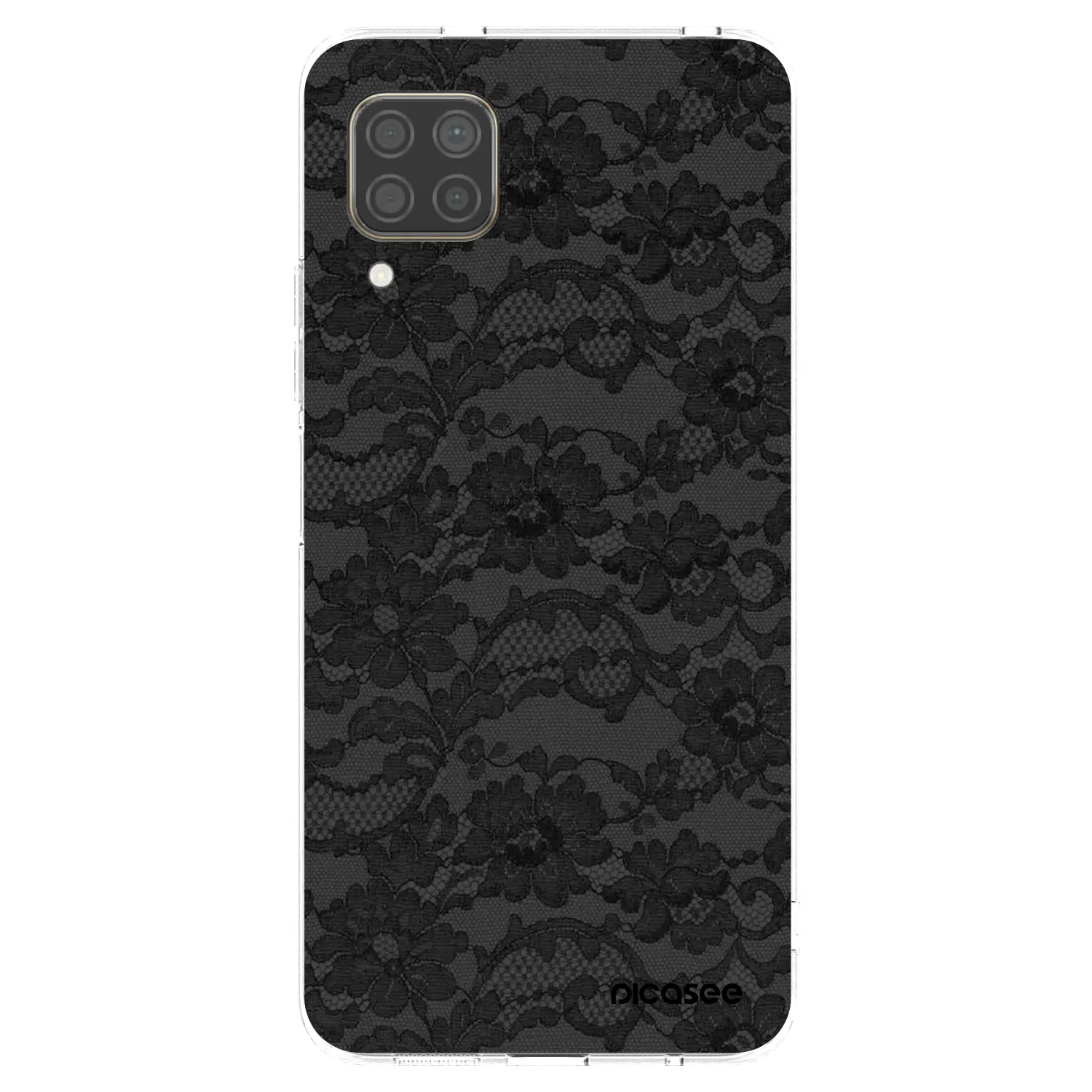Picasee silikonowe przeźroczyste etui na Huawei P40 Lite - Dark Elegance