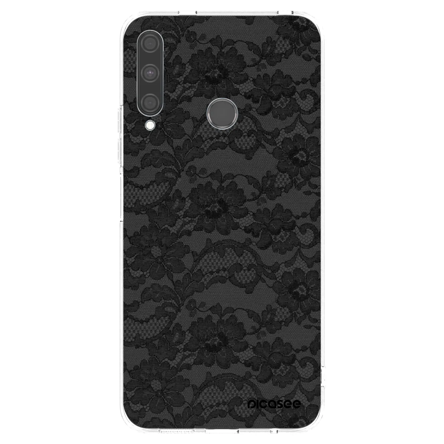 Picasee silikonowe przeźroczyste etui na Huawei P40 Lite E - Dark Elegance
