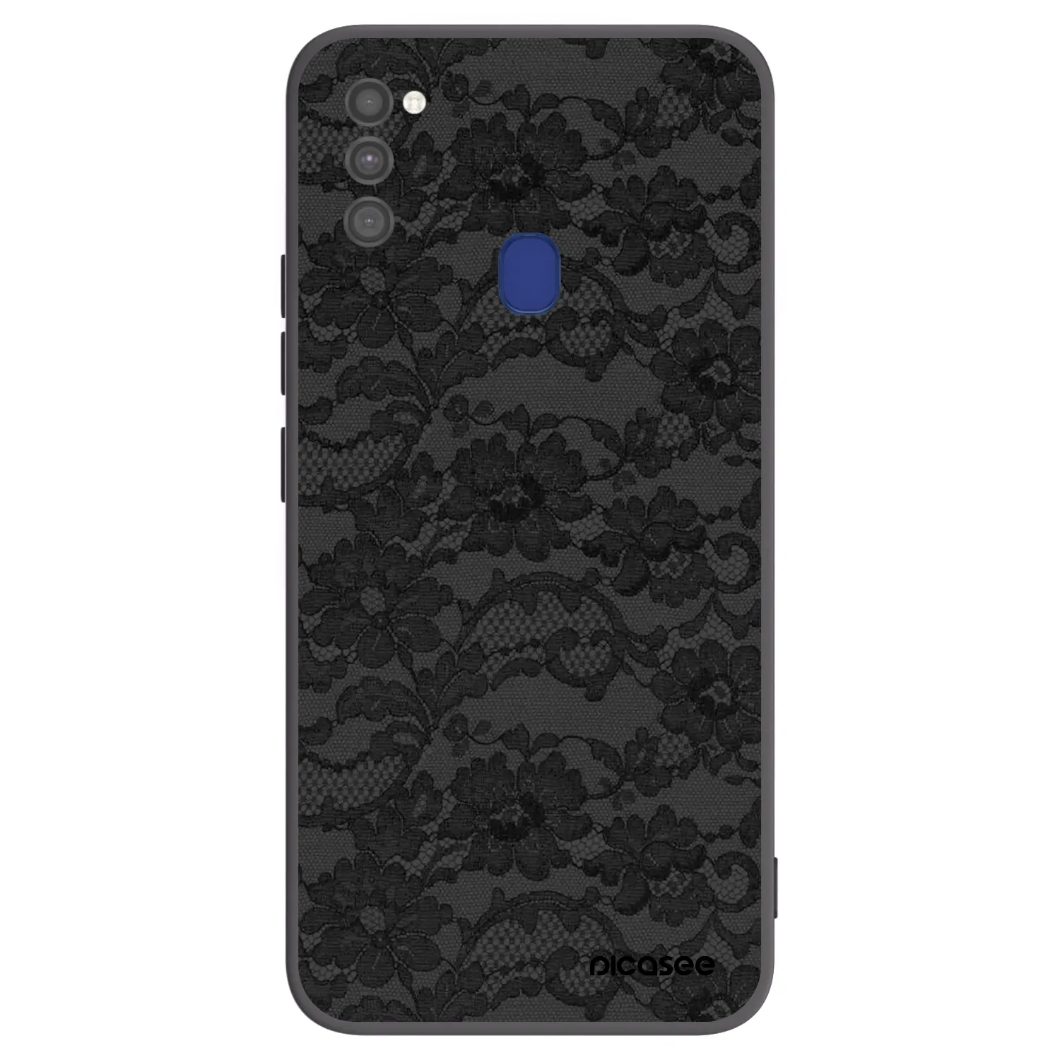 Picasee silikonowe czarne etui na Samsung Galaxy M21 M215F - Dark Elegance