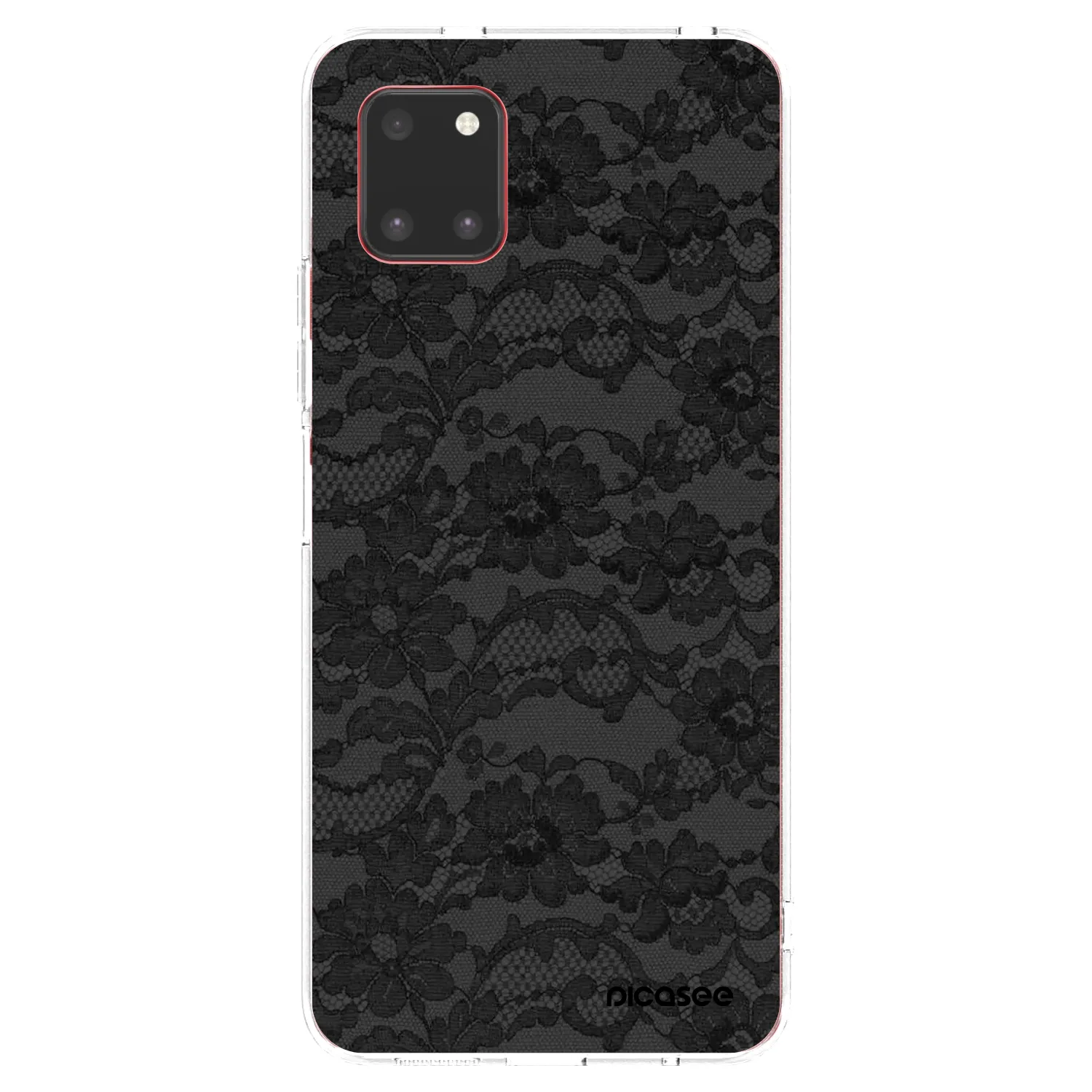Picasee silikonowe przeźroczyste etui na Samsung Galaxy Note 10 Lite N770F - Dark Elegance