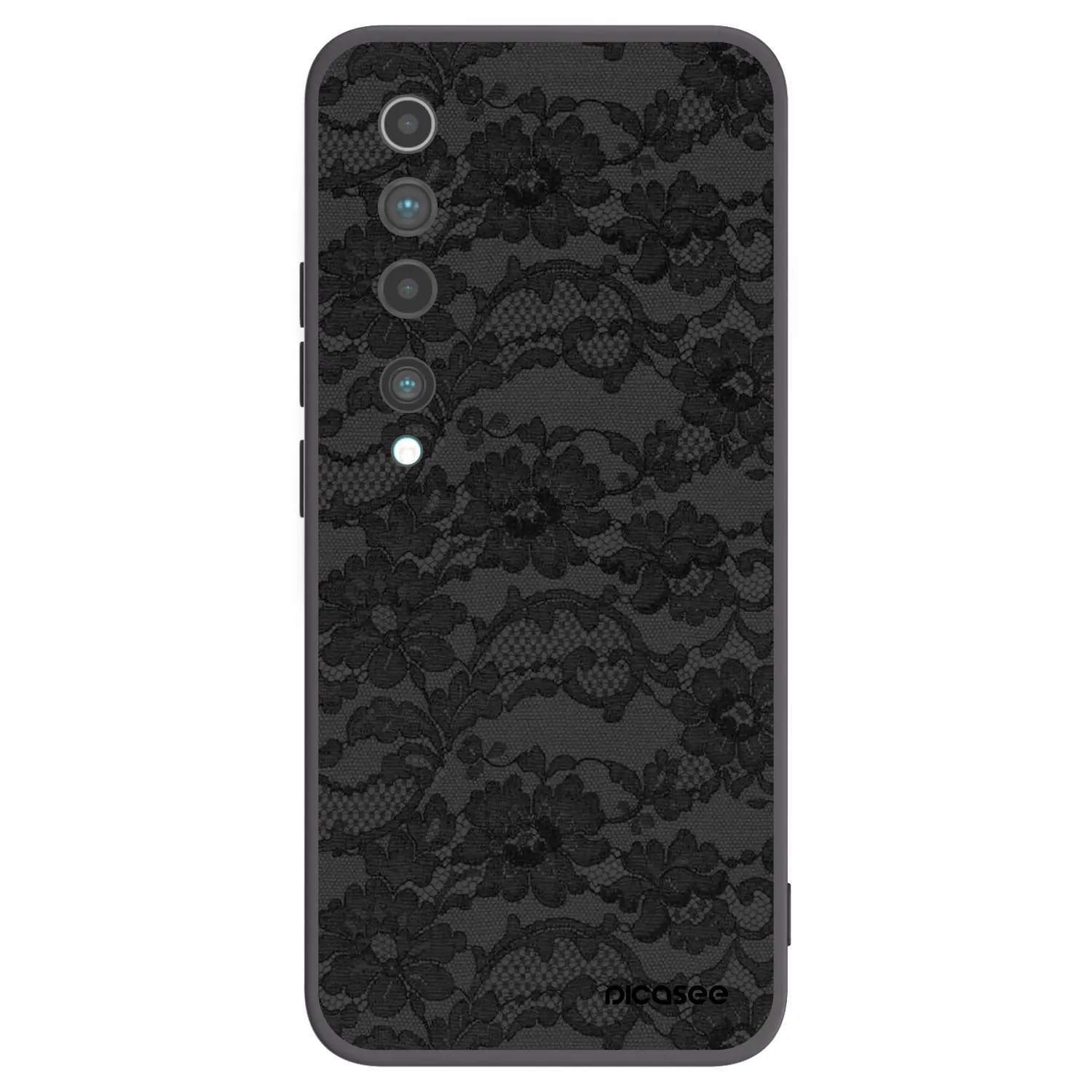 Picasee silikonowe czarne etui na Xiaomi Mi 10 - Dark Elegance