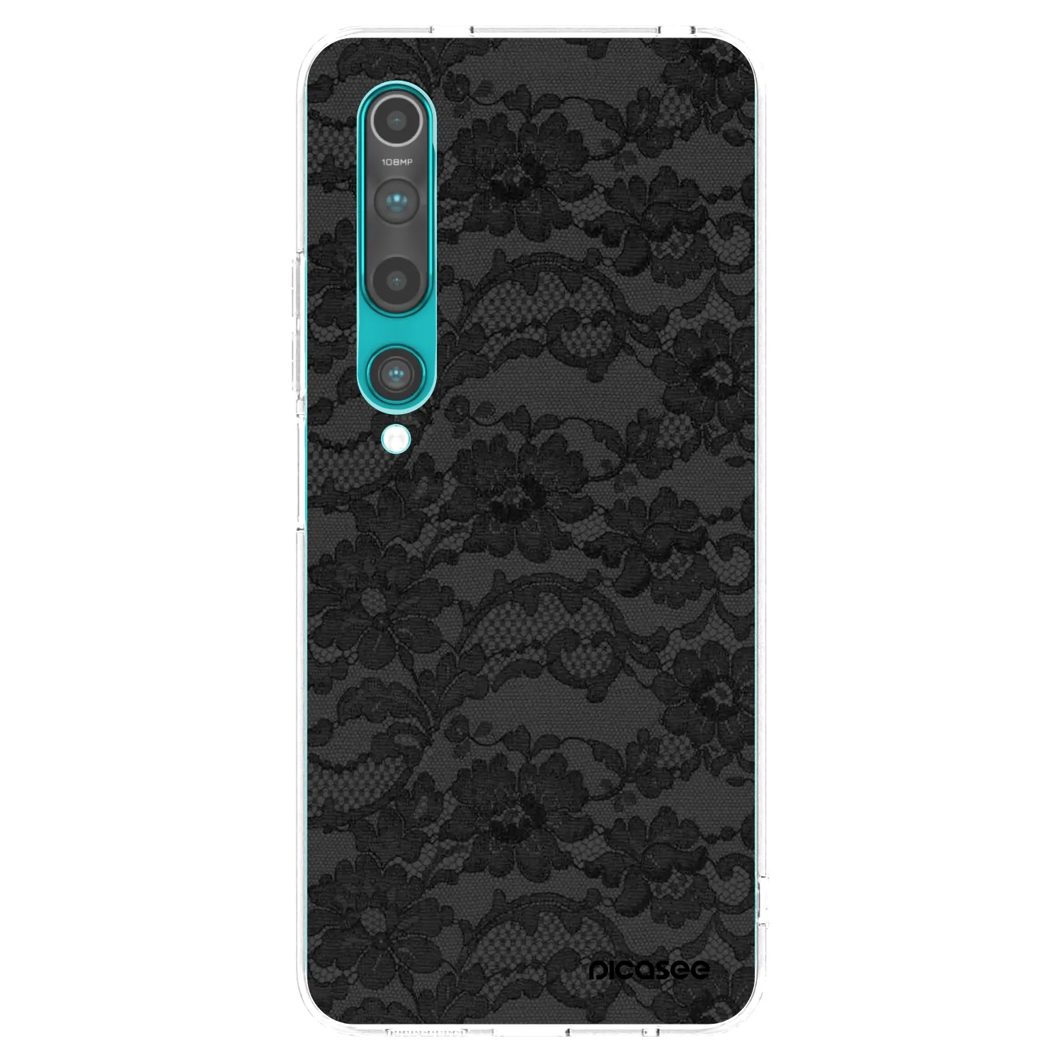 Picasee silikonowe przeźroczyste etui na Xiaomi Mi 10 - Dark Elegance