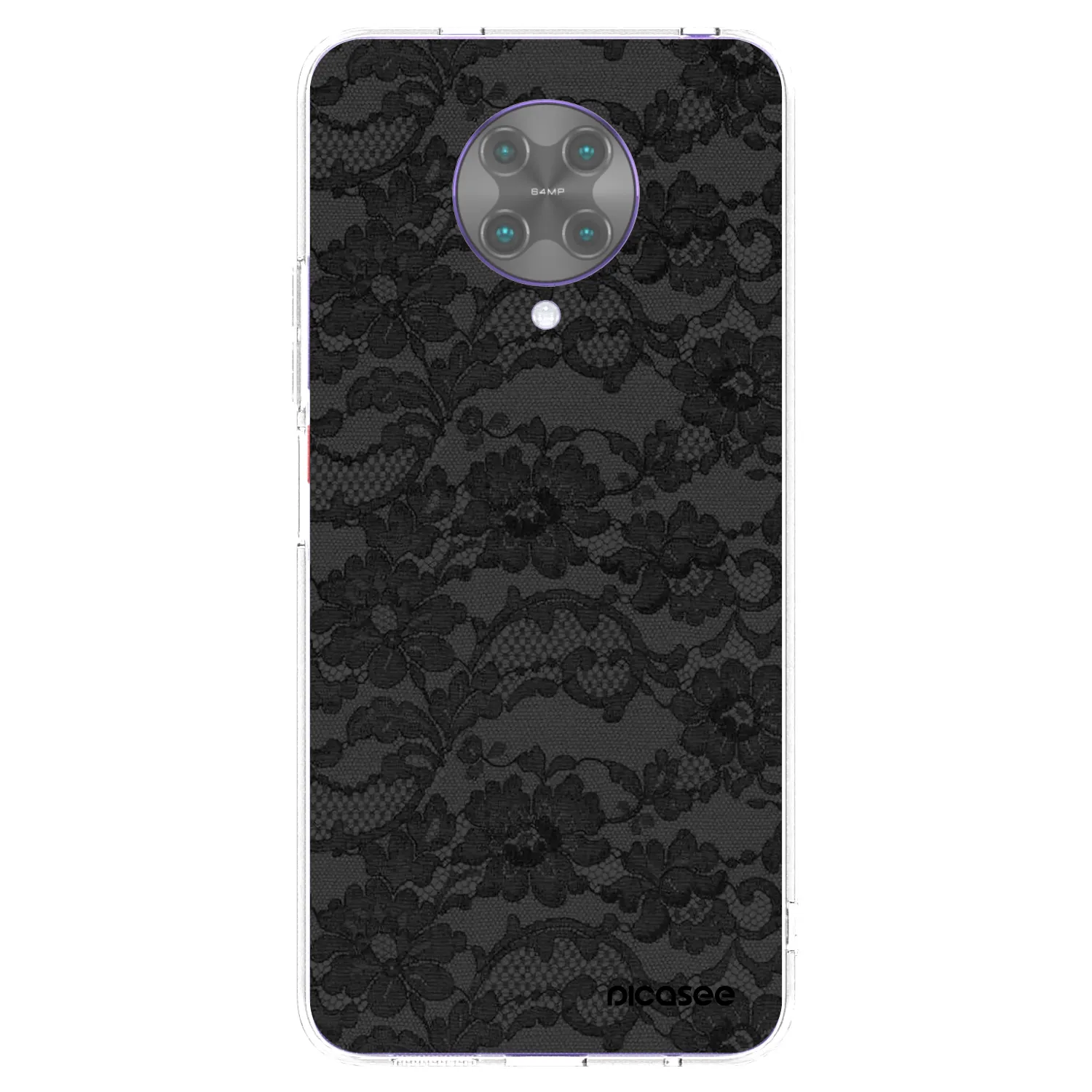 Picasee silikonowe przeźroczyste etui na Xiaomi Poco F2 Pro - Dark Elegance