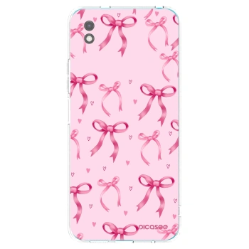 Picasee silikonowe czarne etui na Xiaomi Redmi 9A - Bow Aesthetic