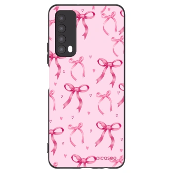 Picasee silikonowe czarne etui na Huawei P Smart 2021 - Bow Aesthetic