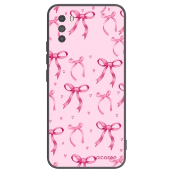 Picasee silikonowe czarne etui na Xiaomi Poco M3 - Bow Aesthetic