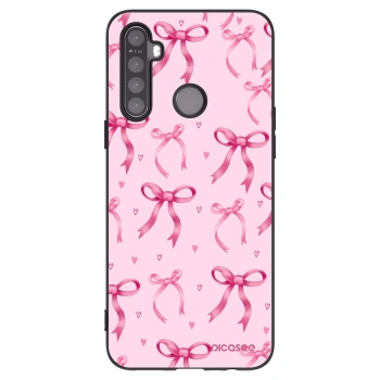Picasee silikonowe czarne etui na Realme 5 - Bow Aesthetic