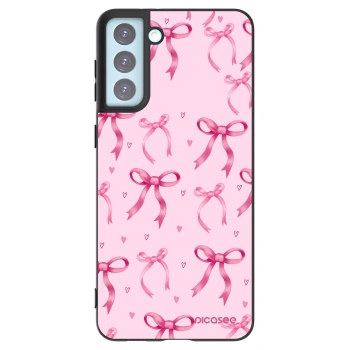Picasee silikonowe czarne etui na Samsung Galaxy S21+ 5G G996F - Bow Aesthetic