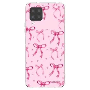 Picasee silikonowe przeźroczyste etui na Samsung Galaxy A42 A426B - Bow Aesthetic